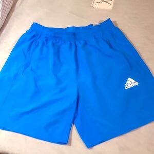 Adidas Men's Vibrant Blue Athletic Shorts Size M